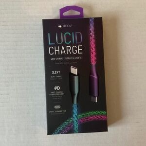 Helix Lucid Charge LED USB-C Cable